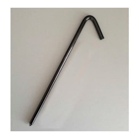 Cutshaw Industries 10" Mini Tarp Hook Stake, Black 31210BBK
